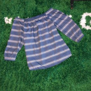 off the shoulder shirt